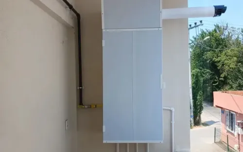 Kış öncesi periyodik kombi bakımı yapılan kombi dolabı - Bursa